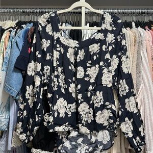Lovestitch Flowy Floral Blouse